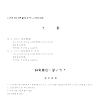 유치권 (유치물인도청구) 유치권 (유치물인도청구)
